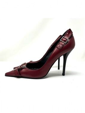 CASADEI burgundy heels, made in Italy, size 6.5 - NWOT
